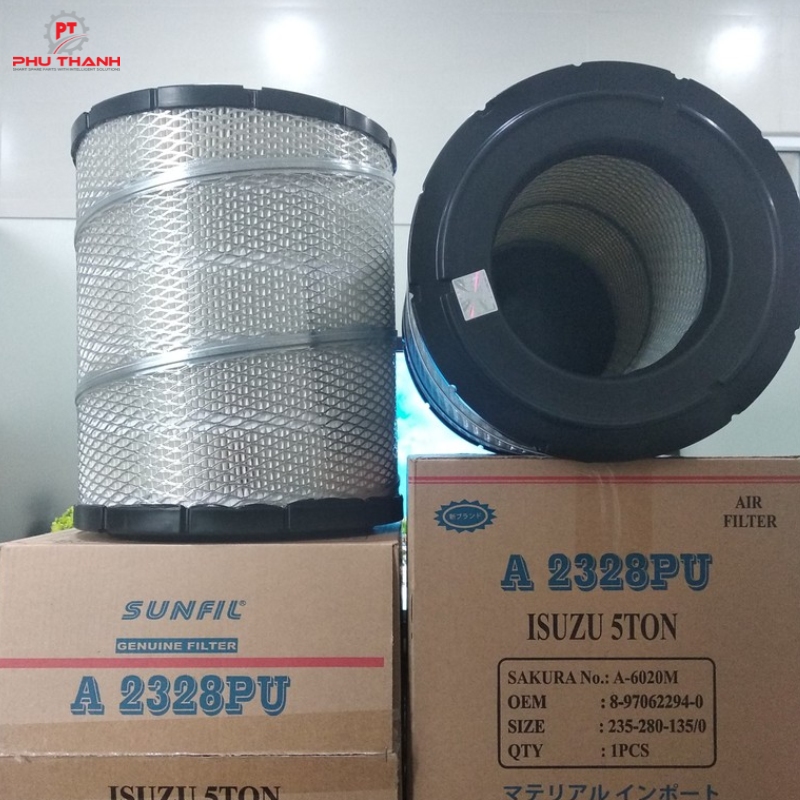 Lọc gió động cơ xe tải