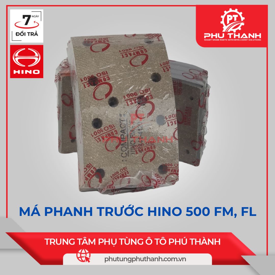 Má phanh trước HINO 500 FM, FL